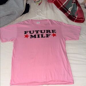 Future Statement Pink Tee - Short Sleeve